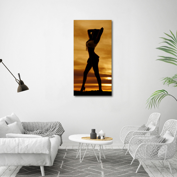 Quadro foto su tela verticale Gonna corta