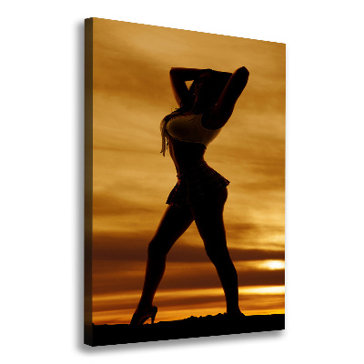 Quadro foto su tela verticale Gonna corta