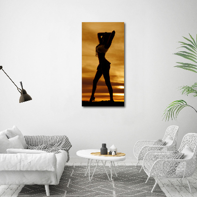 Quadro foto su tela verticale Gonna corta