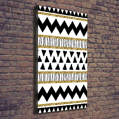 Stampa quadro su tela verticale Di origine etnica