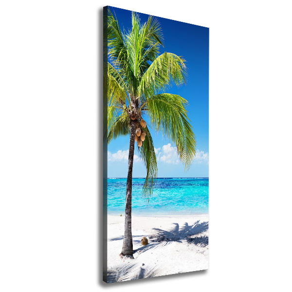 Quadro su tela canvas verticale Spiaggia tropicale