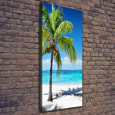 Quadro su tela canvas verticale Spiaggia tropicale