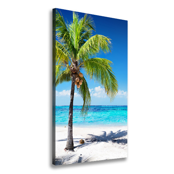 Quadro su tela canvas verticale Spiaggia tropicale