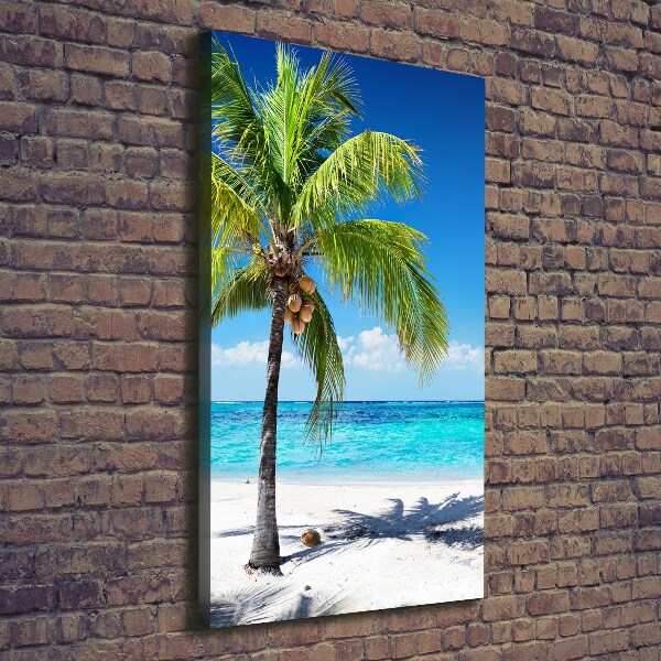 Quadro su tela canvas verticale Spiaggia tropicale