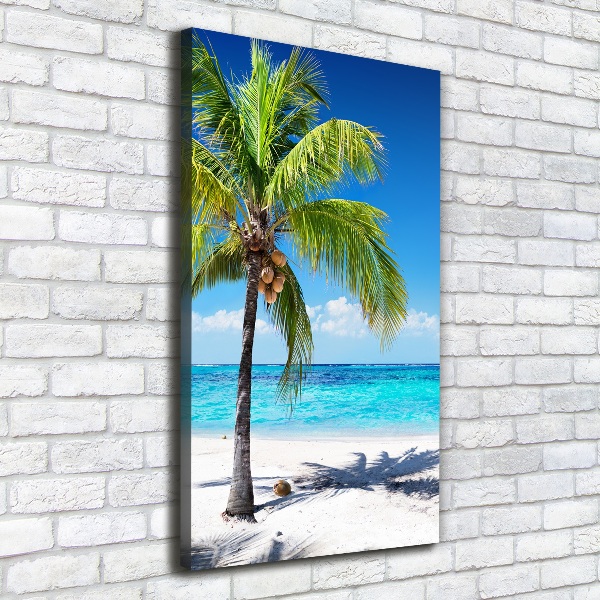 Quadro su tela canvas verticale Spiaggia tropicale
