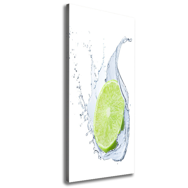 Quadro su tela canvas verticale Lime