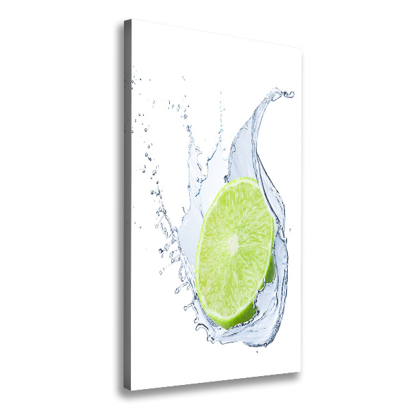 Quadro su tela canvas verticale Lime