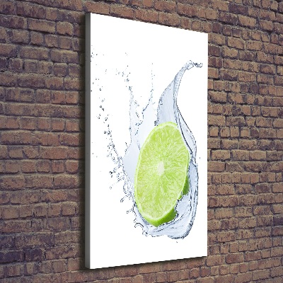 Quadro su tela canvas verticale Lime