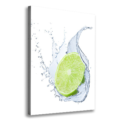 Quadro su tela canvas verticale Lime