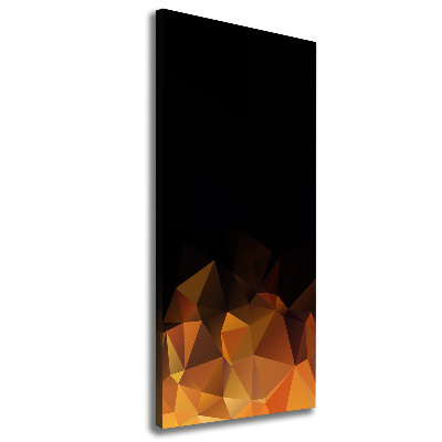 Stampa quadro su tela verticale Triangoli astratti