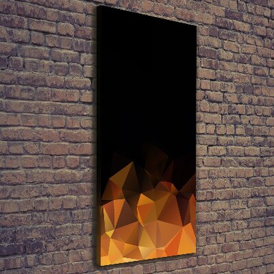 Stampa quadro su tela verticale Triangoli astratti