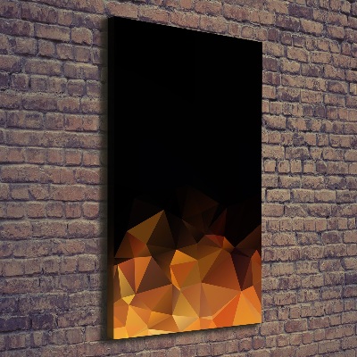 Stampa quadro su tela verticale Triangoli astratti