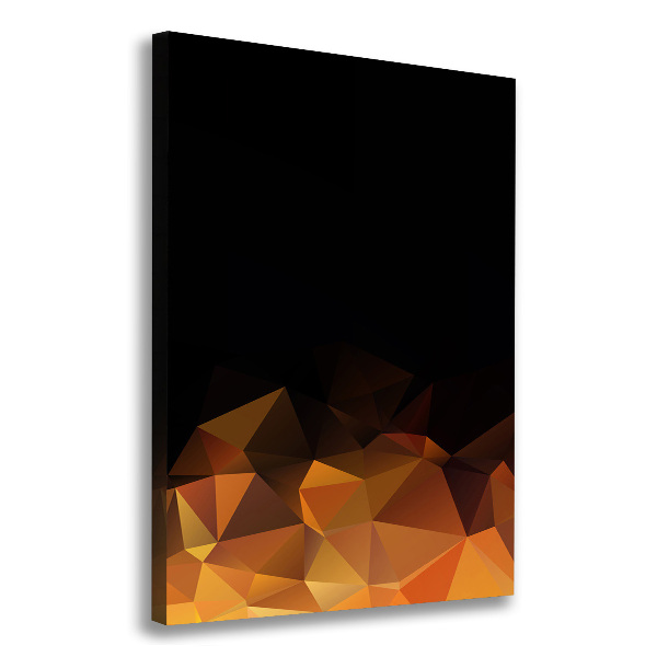 Stampa quadro su tela verticale Triangoli astratti
