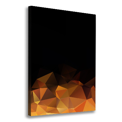 Stampa quadro su tela verticale Triangoli astratti