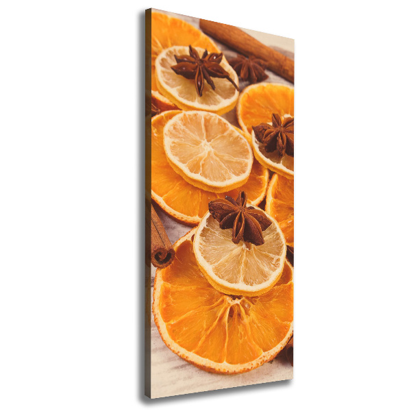 Quadro foto su tela verticale Il profumo del Natale