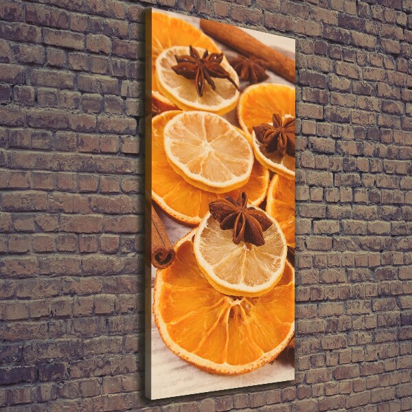 Quadro foto su tela verticale Il profumo del Natale