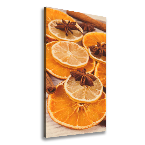 Quadro foto su tela verticale Il profumo del Natale