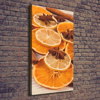 Quadro foto su tela verticale Il profumo del Natale