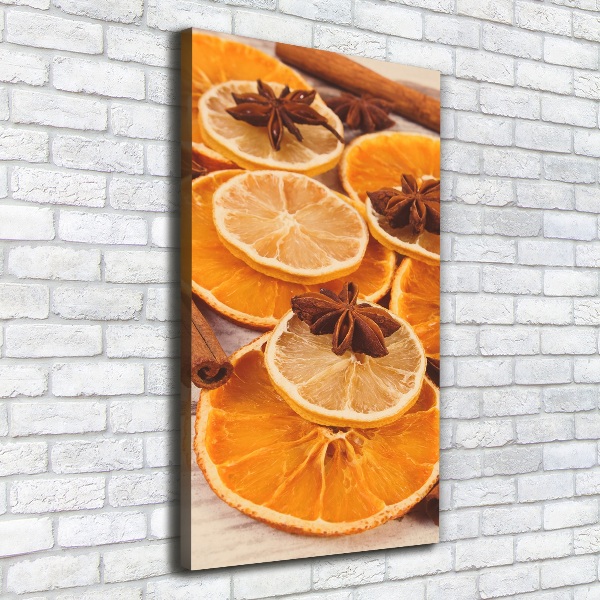 Quadro foto su tela verticale Il profumo del Natale