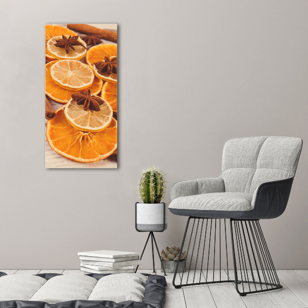 Quadro foto su tela verticale Il profumo del Natale