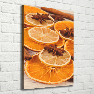 Quadro foto su tela verticale Il profumo del Natale