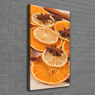 Quadro foto su tela verticale Il profumo del Natale