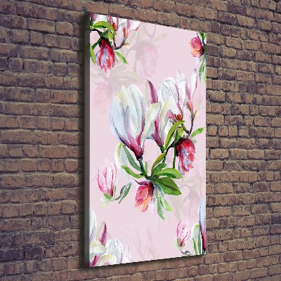 Stampa quadro su tela verticale Magnolia
