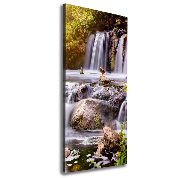 Quadro su tela canvas verticale Cascata