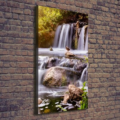 Quadro su tela canvas verticale Cascata