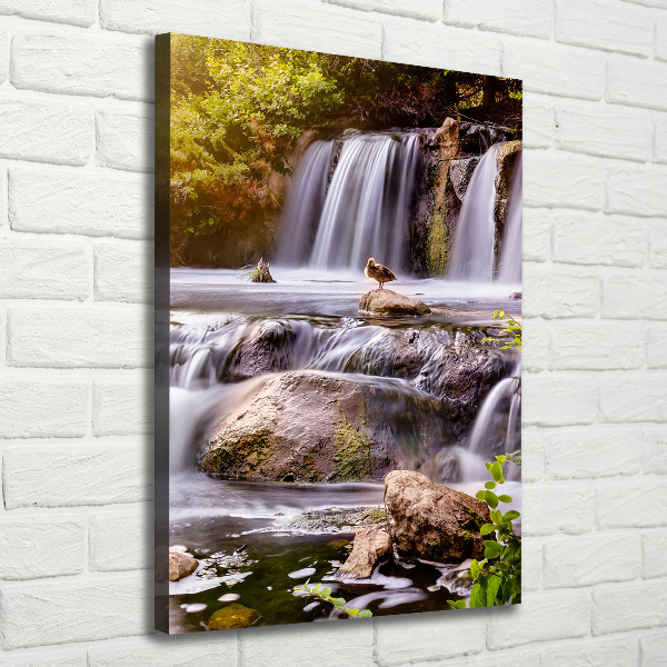 Quadro su tela canvas verticale Cascata