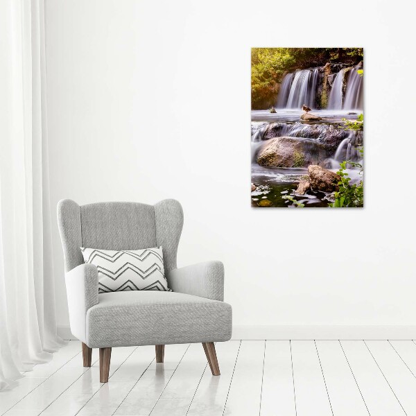 Quadro su tela canvas verticale Cascata