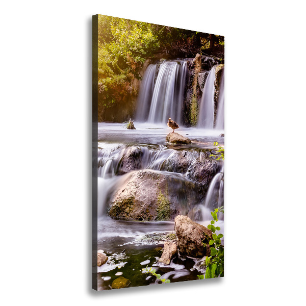 Quadro su tela canvas verticale Cascata