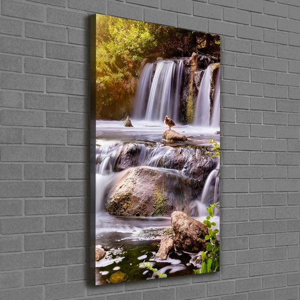Quadro su tela canvas verticale Cascata
