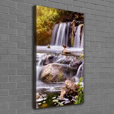 Quadro su tela canvas verticale Cascata