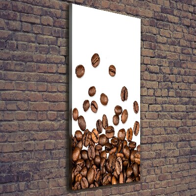 Quadro foto su tela verticale Chicchi di caffè