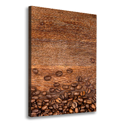 Quadro su tela canvas verticale Chicchi di caffè