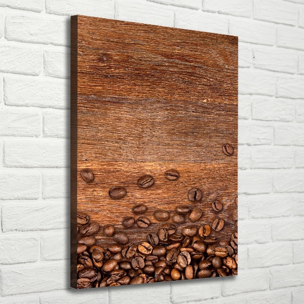 Quadro su tela canvas verticale Chicchi di caffè