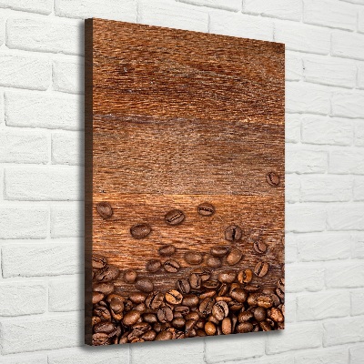 Quadro su tela canvas verticale Chicchi di caffè