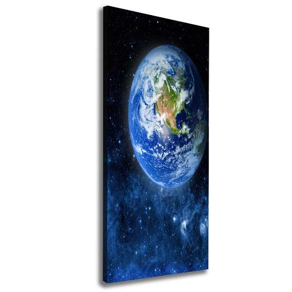 Quadro su tela canvas verticale Globo