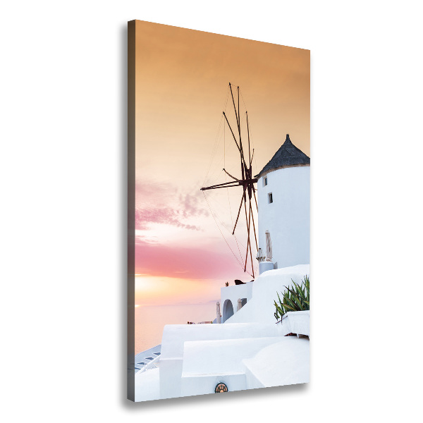Quadro foto su tela verticale Santorini, Grecia