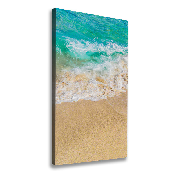 Quadro su tela canvas verticale Spiaggia e mare