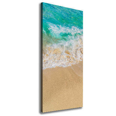 Quadro su tela canvas verticale Spiaggia e mare
