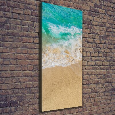Quadro su tela canvas verticale Spiaggia e mare