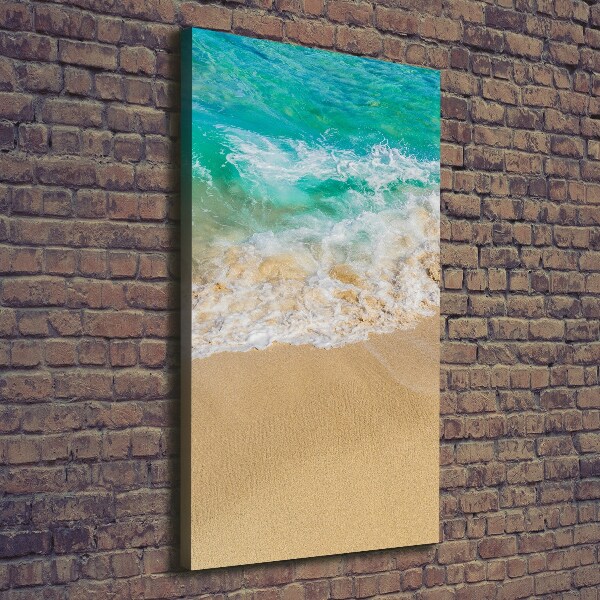Quadro su tela canvas verticale Spiaggia e mare