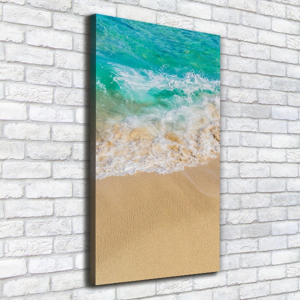 Quadro su tela canvas verticale Spiaggia e mare