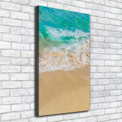 Quadro su tela canvas verticale Spiaggia e mare