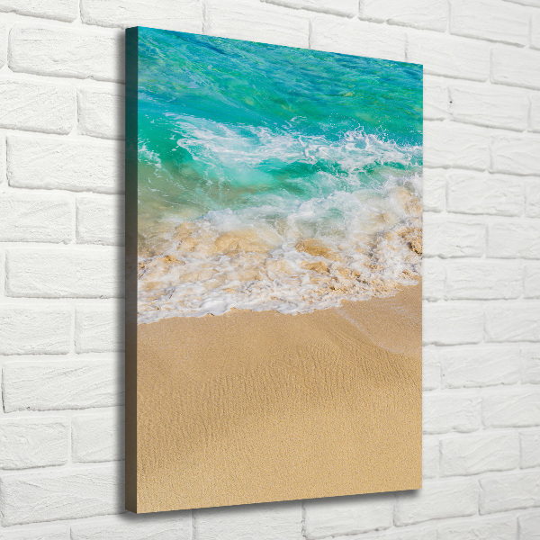 Quadro su tela canvas verticale Spiaggia e mare
