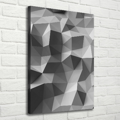 Quadro su tela canvas verticale Triangoli astratti
