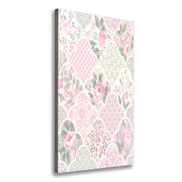 Stampa quadro su tela verticale Rose