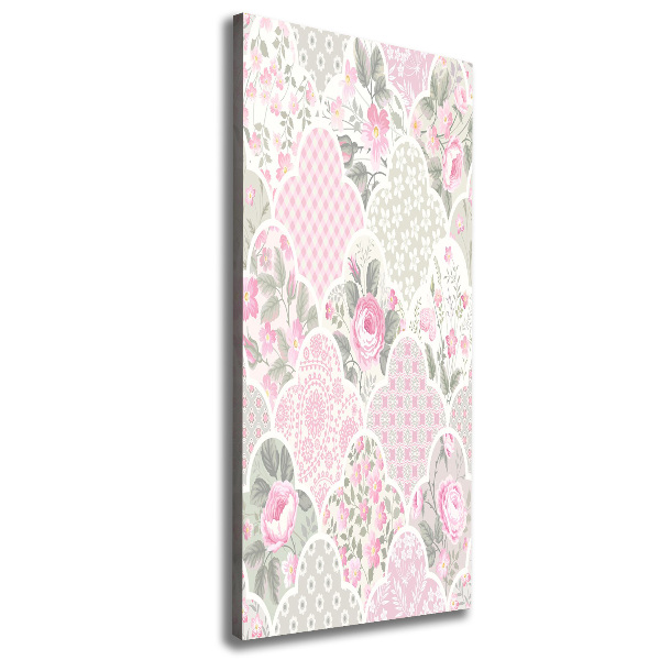 Stampa quadro su tela verticale Rose
